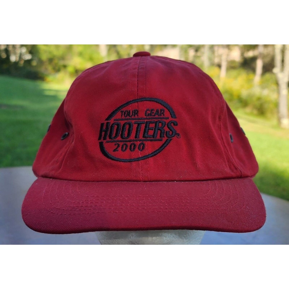 Hooters Tour Gear 2000 Hat Cap Sportsman Strapback Adjustable Embroidered Logo